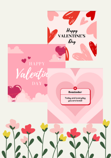 Valentines Day Digital Cards - Pack of 3!